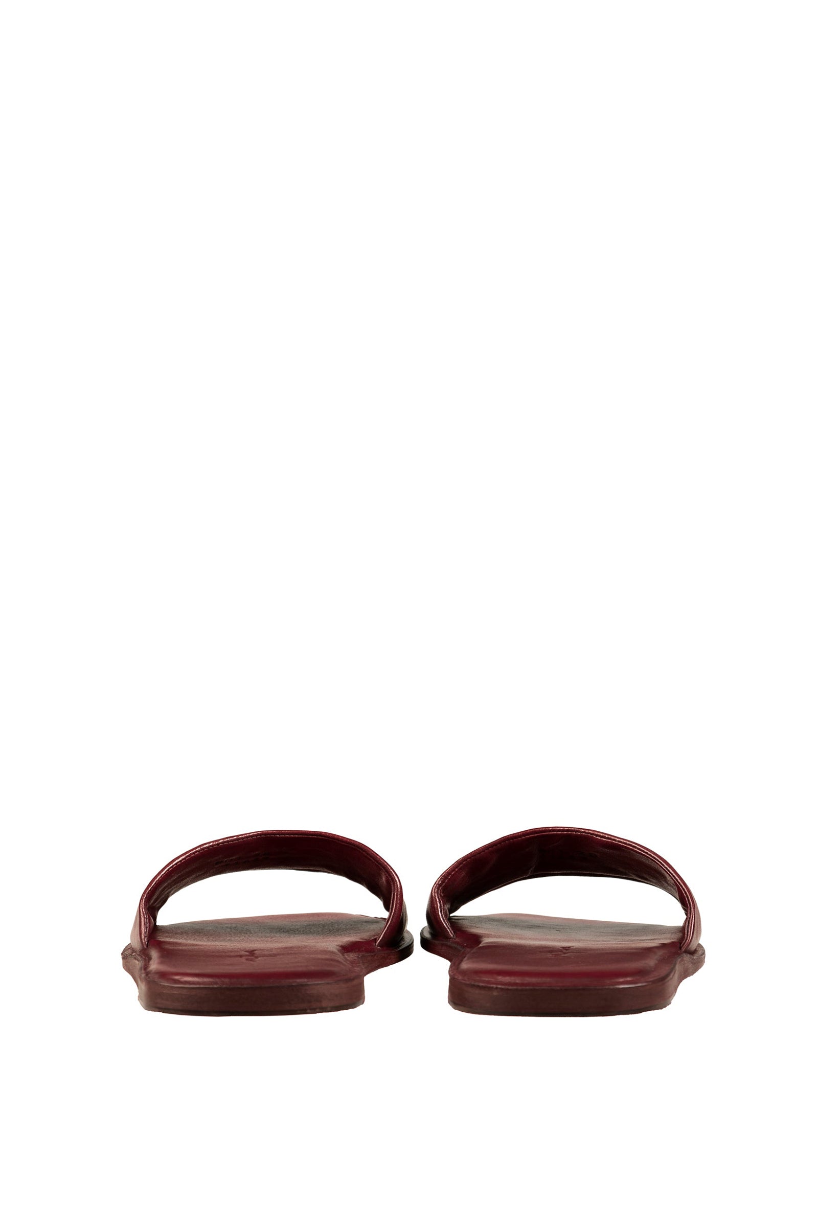 Cortana Heidi Flip Flops En Rojo Oscuro