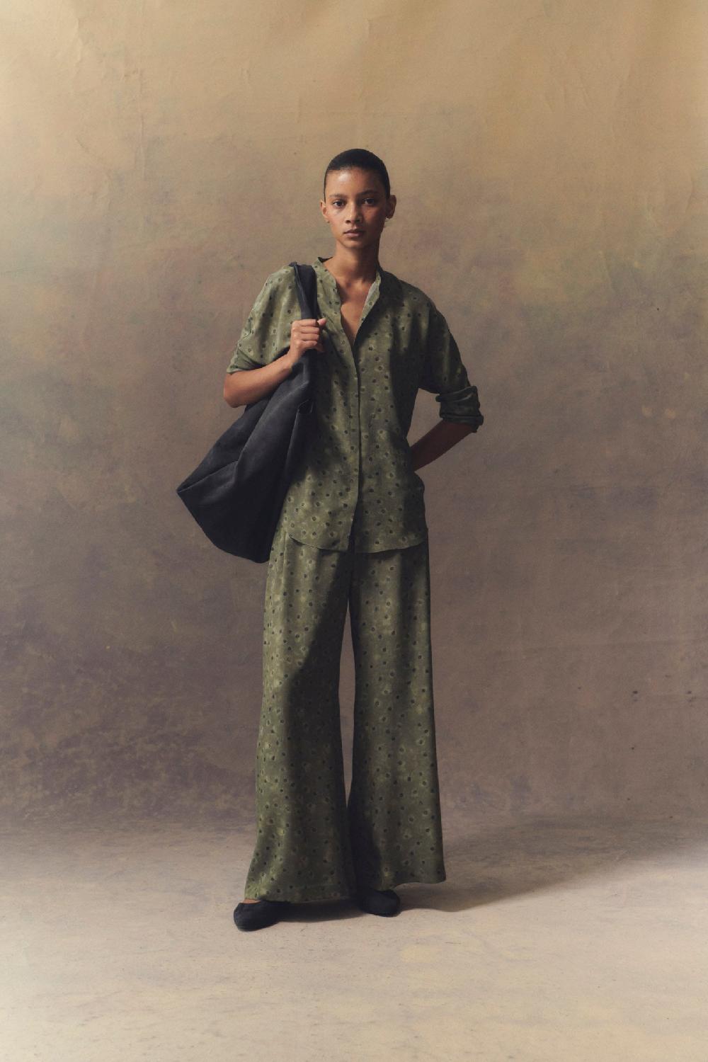 Cortana Irina Pantalón En Seda Estampada