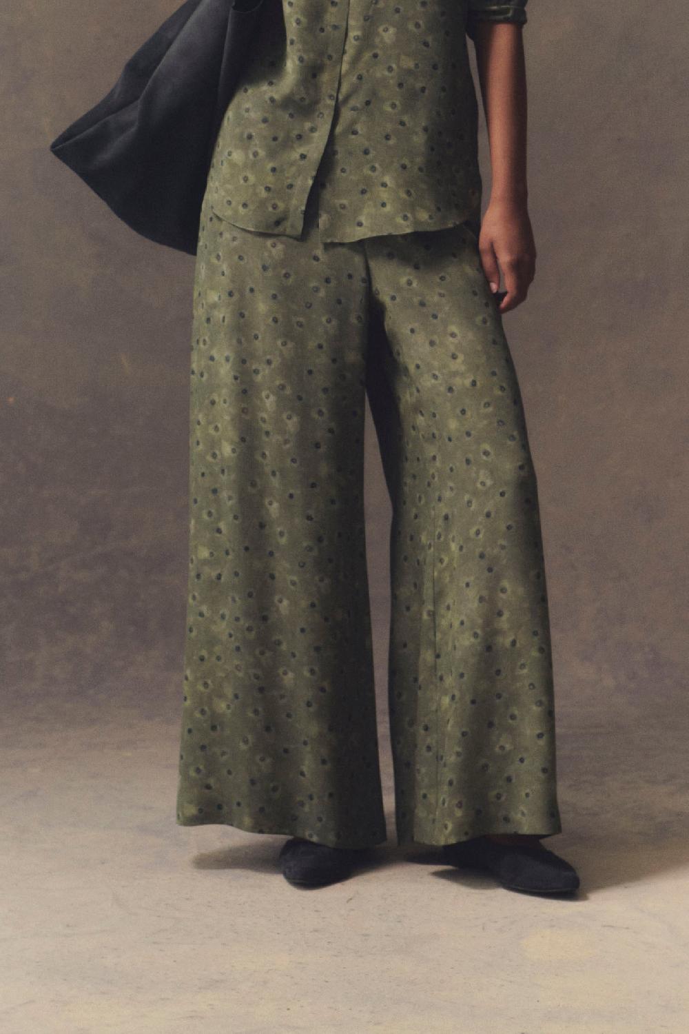 Cortana Irina Pantalón En Seda Estampada