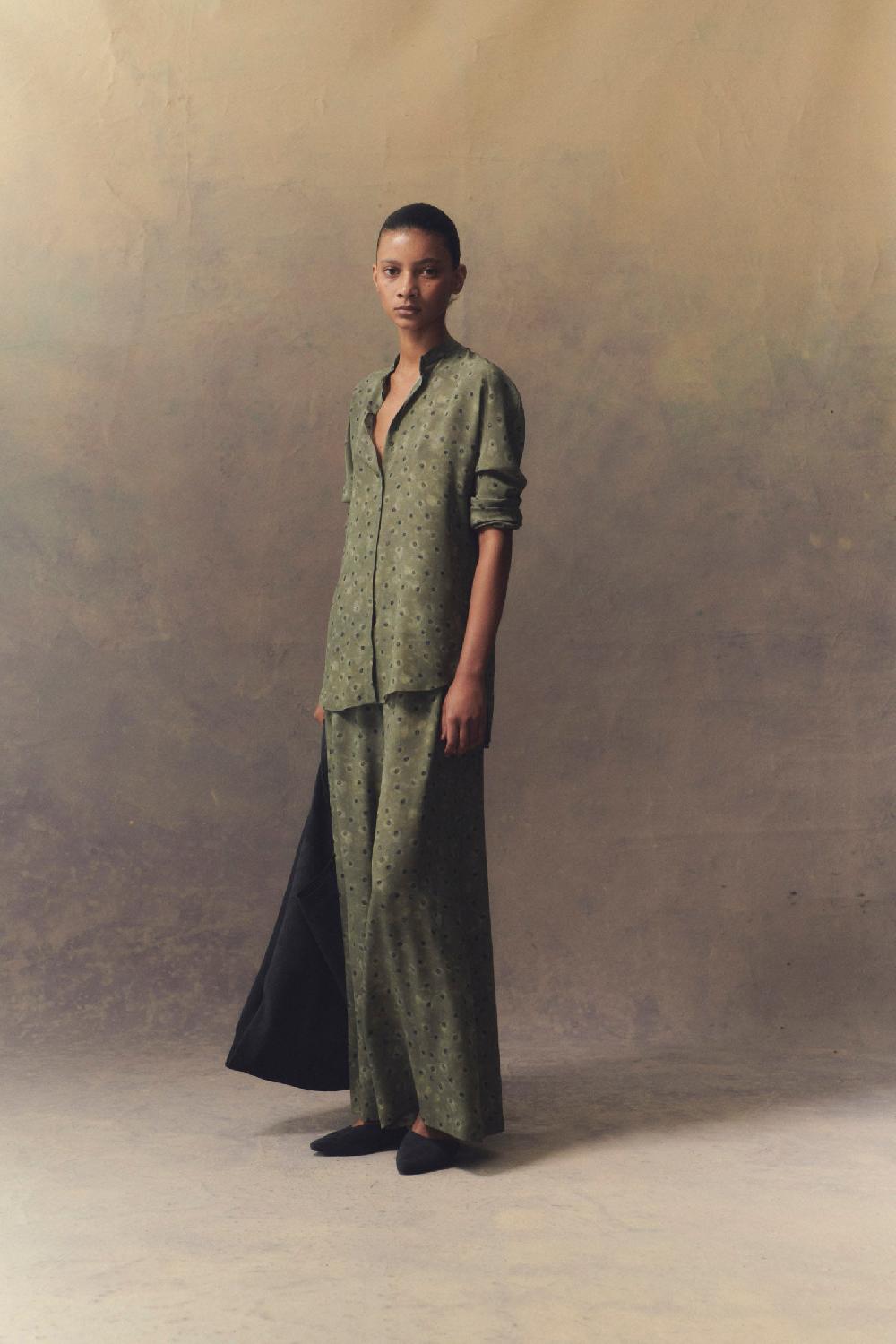 Cortana Irina Pantalón En Seda Estampada