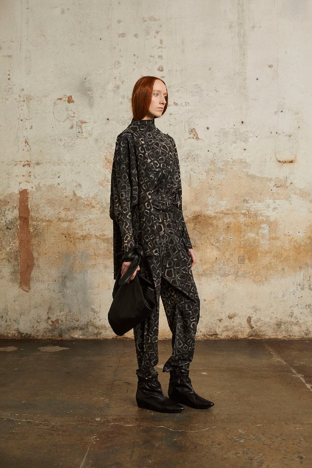 Cortana Irma Pantalon En Seda Yasu Print