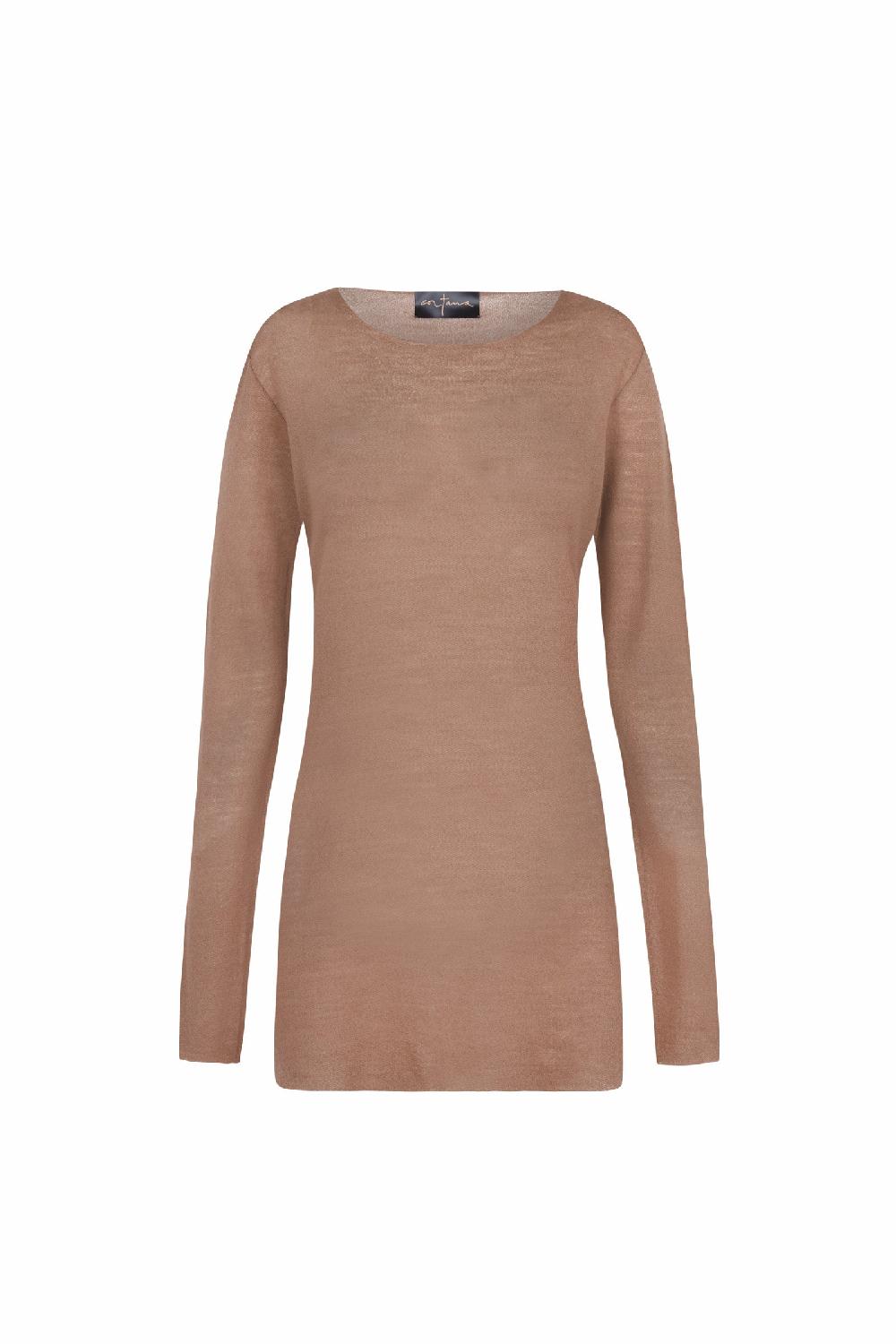 Cortana Jen top en lana virgen dune