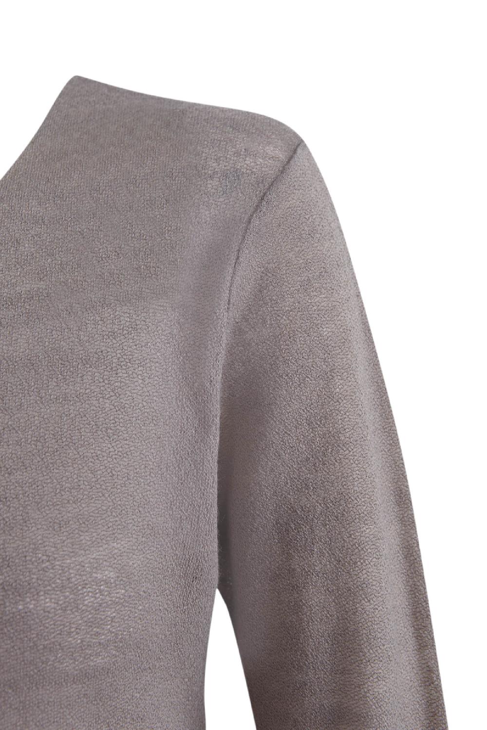 Cortana Jen Top En Lana Virgen Gris