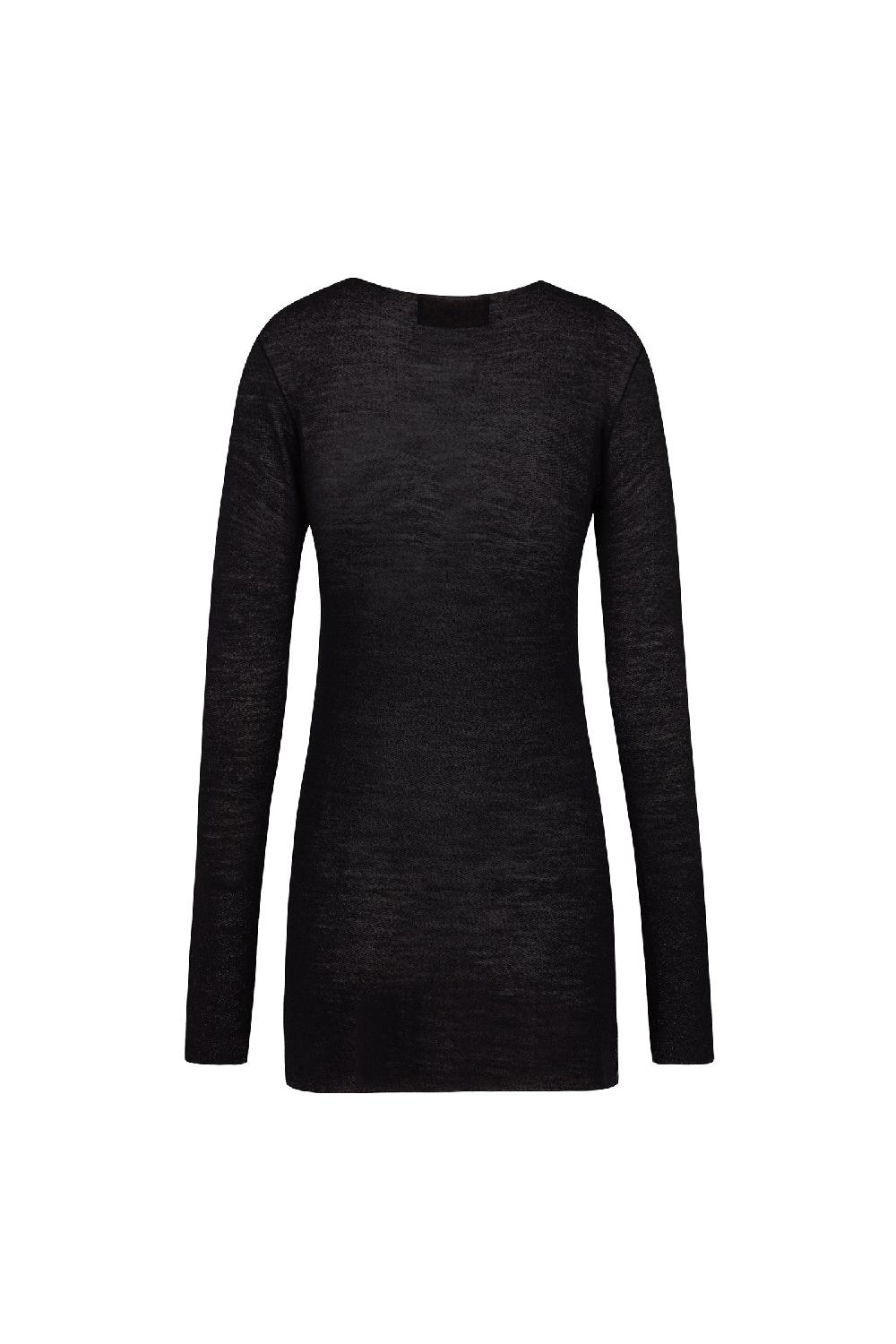 Cortana Jen Top En Lana Virgen Negro