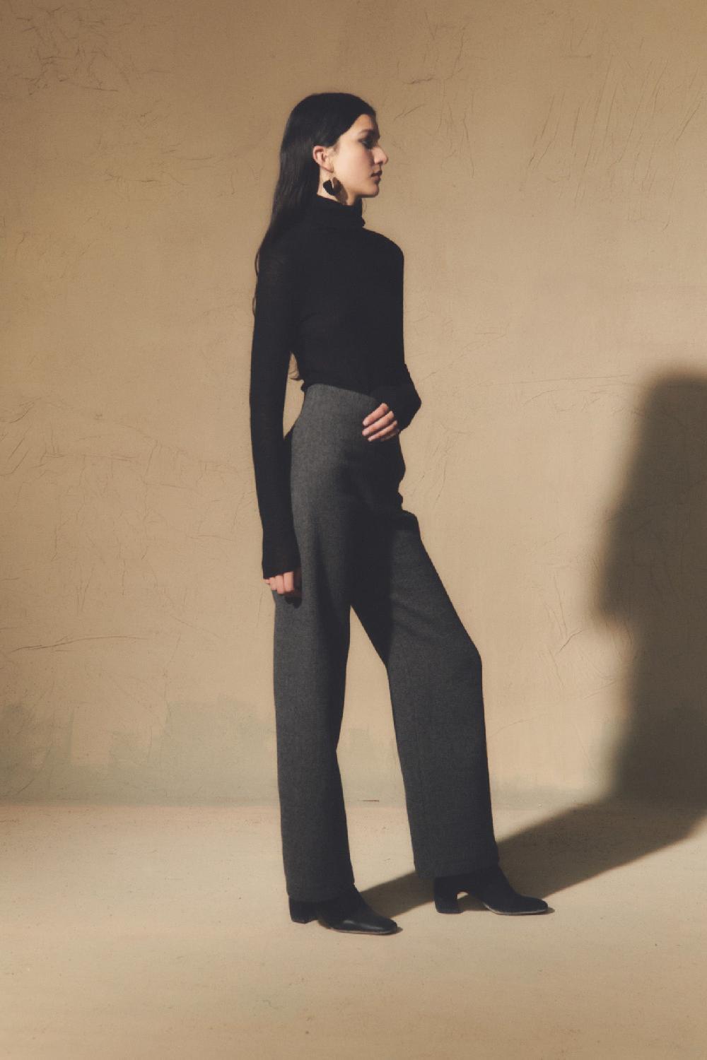 Cortana Jenna Top En Lana Virgen Dune