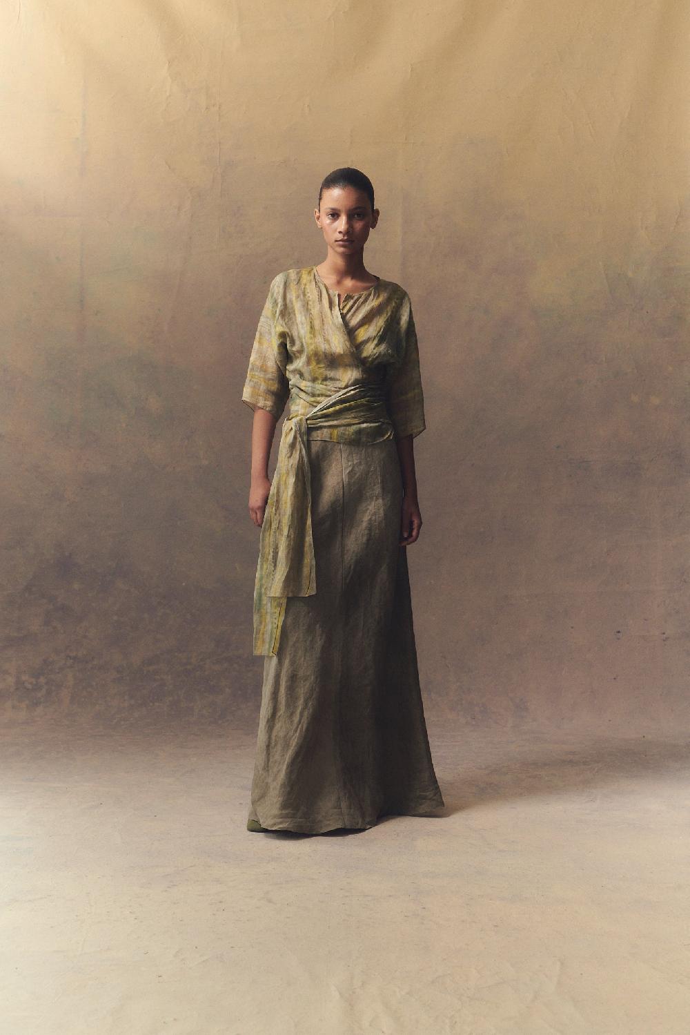 Cortana Jill Top En Ramio Estampado