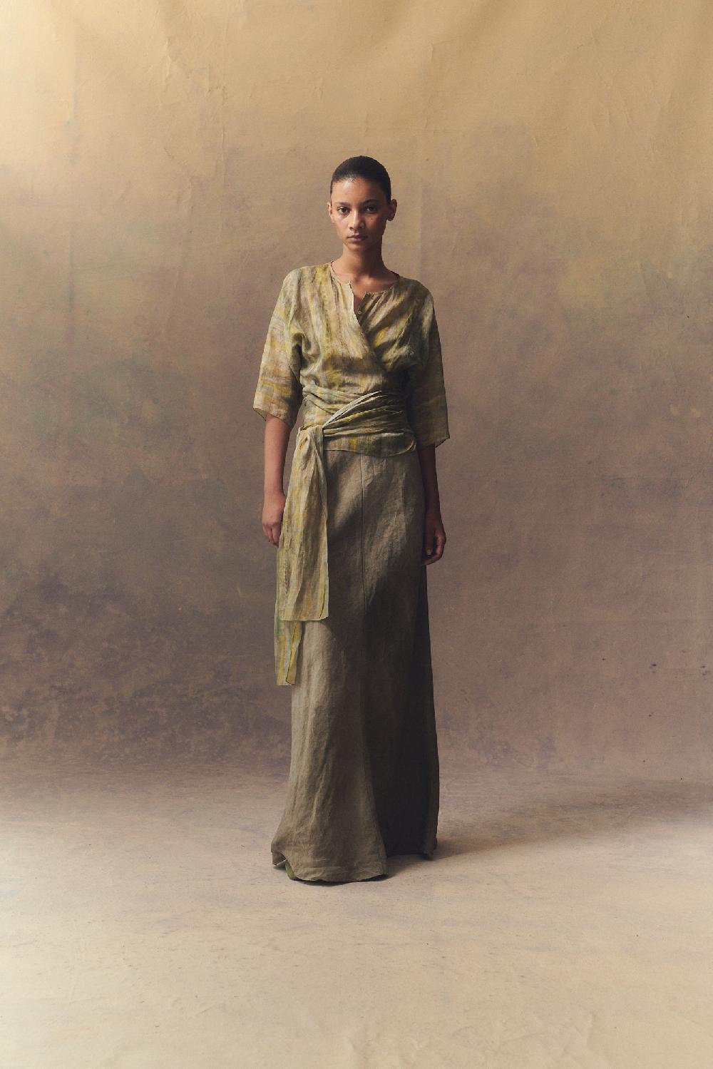 Cortana Jill Top En Ramio Estampado