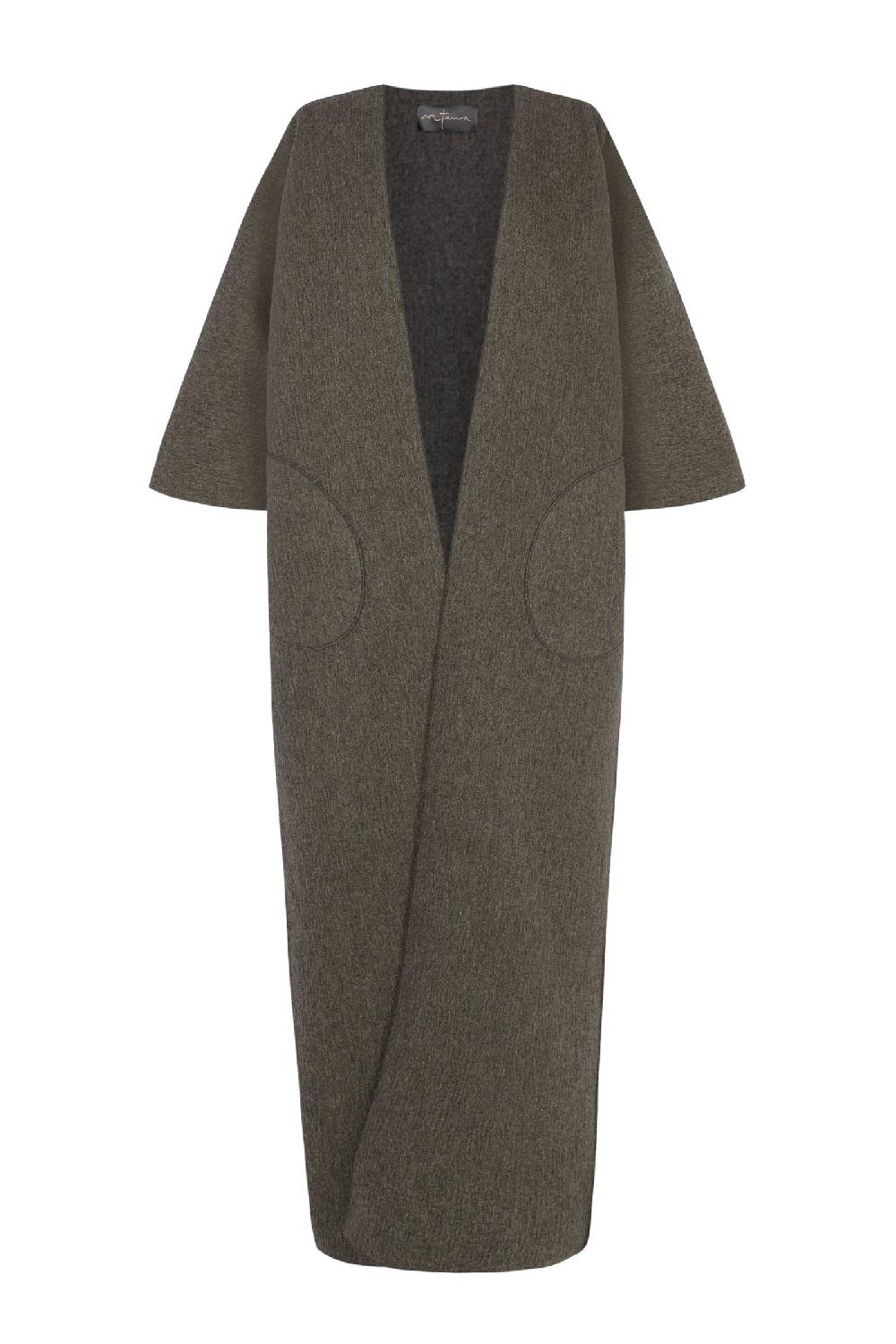 Cortana Jo Abrigo Doble Faz Gris