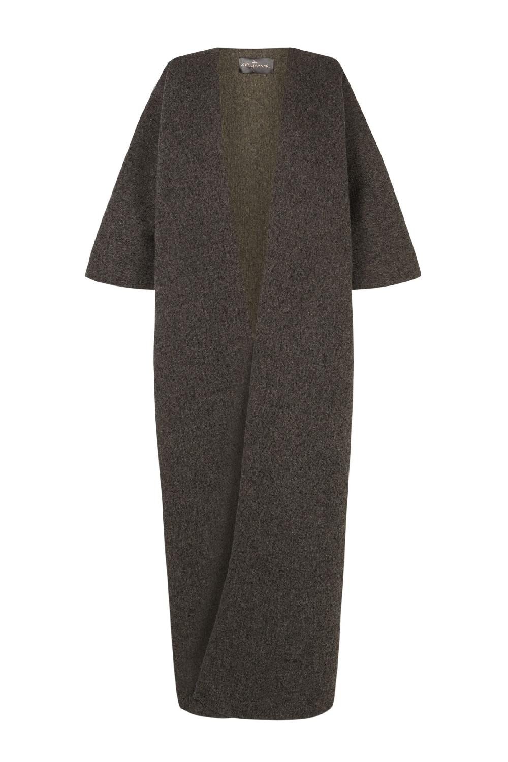 Cortana Jo abrigo doble faz gris