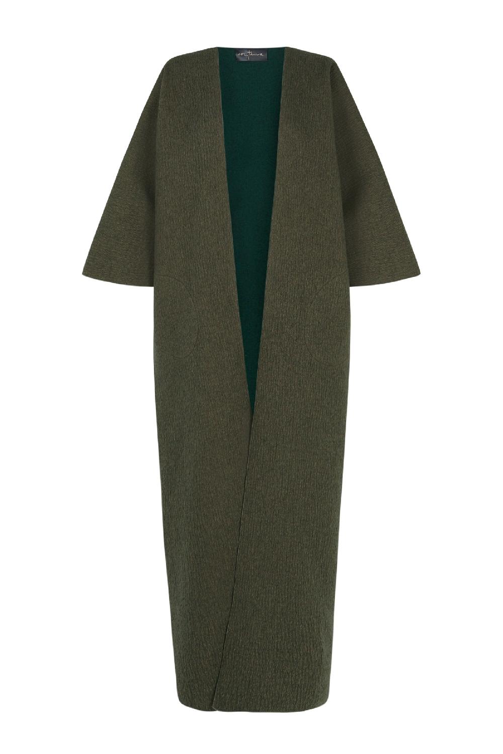 Cortana Jo abrigo doble faz verde