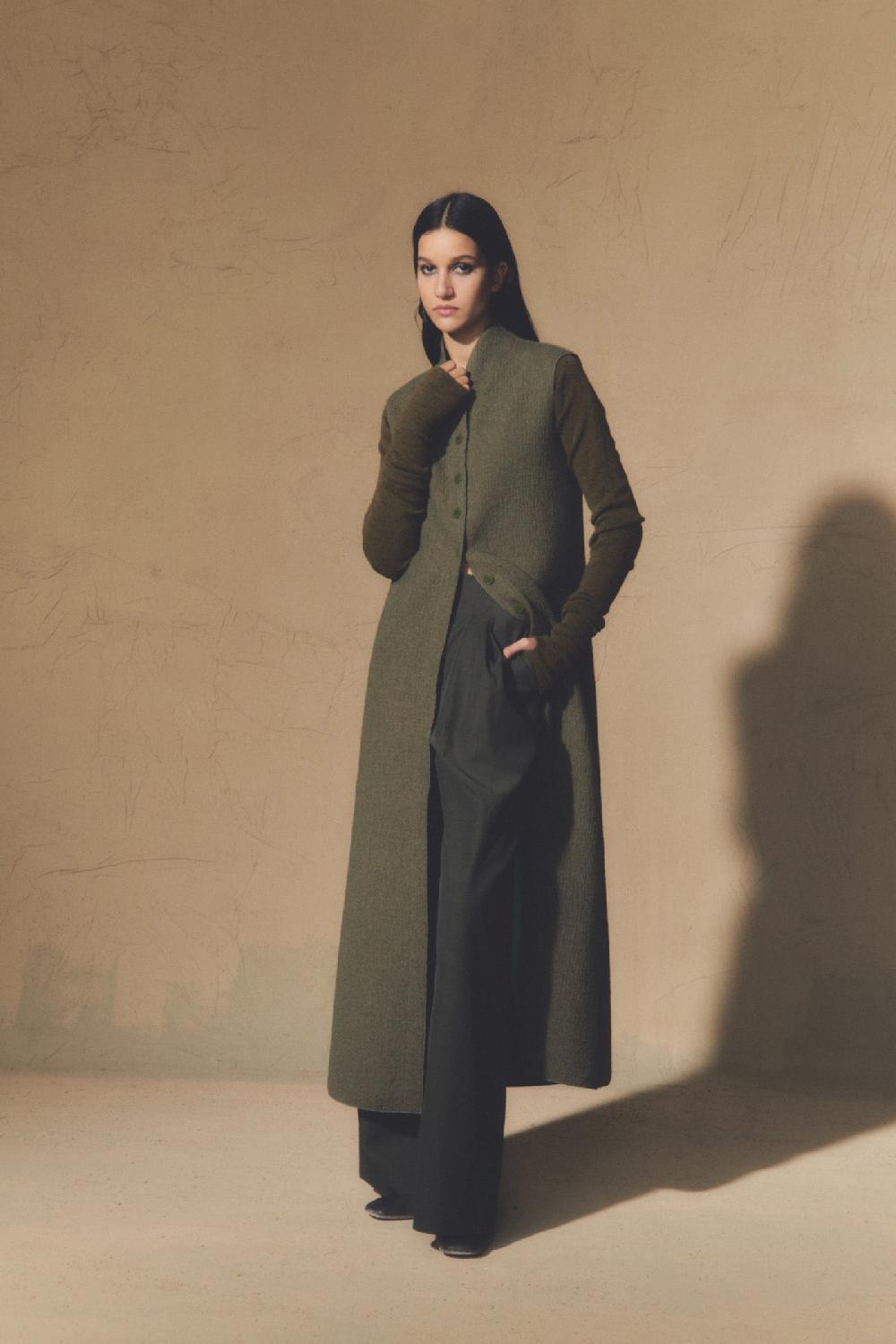 Cortana Jo Chaleco Doble Faz Verde