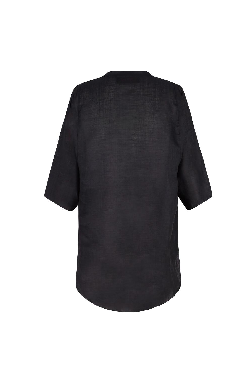 Cortana Jules Top En Ramio Gris Humo