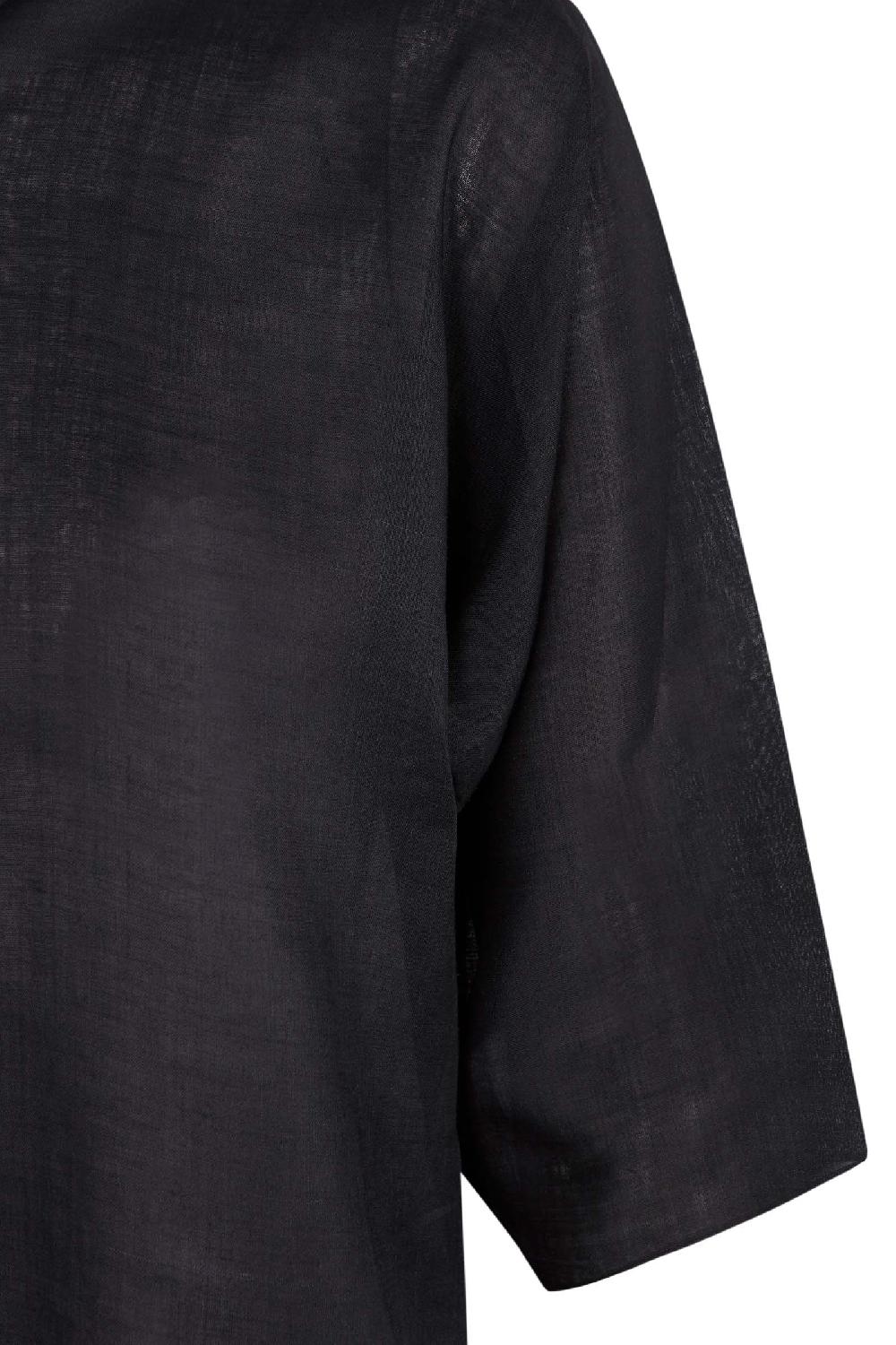 Cortana Jules Top En Ramio Gris Humo