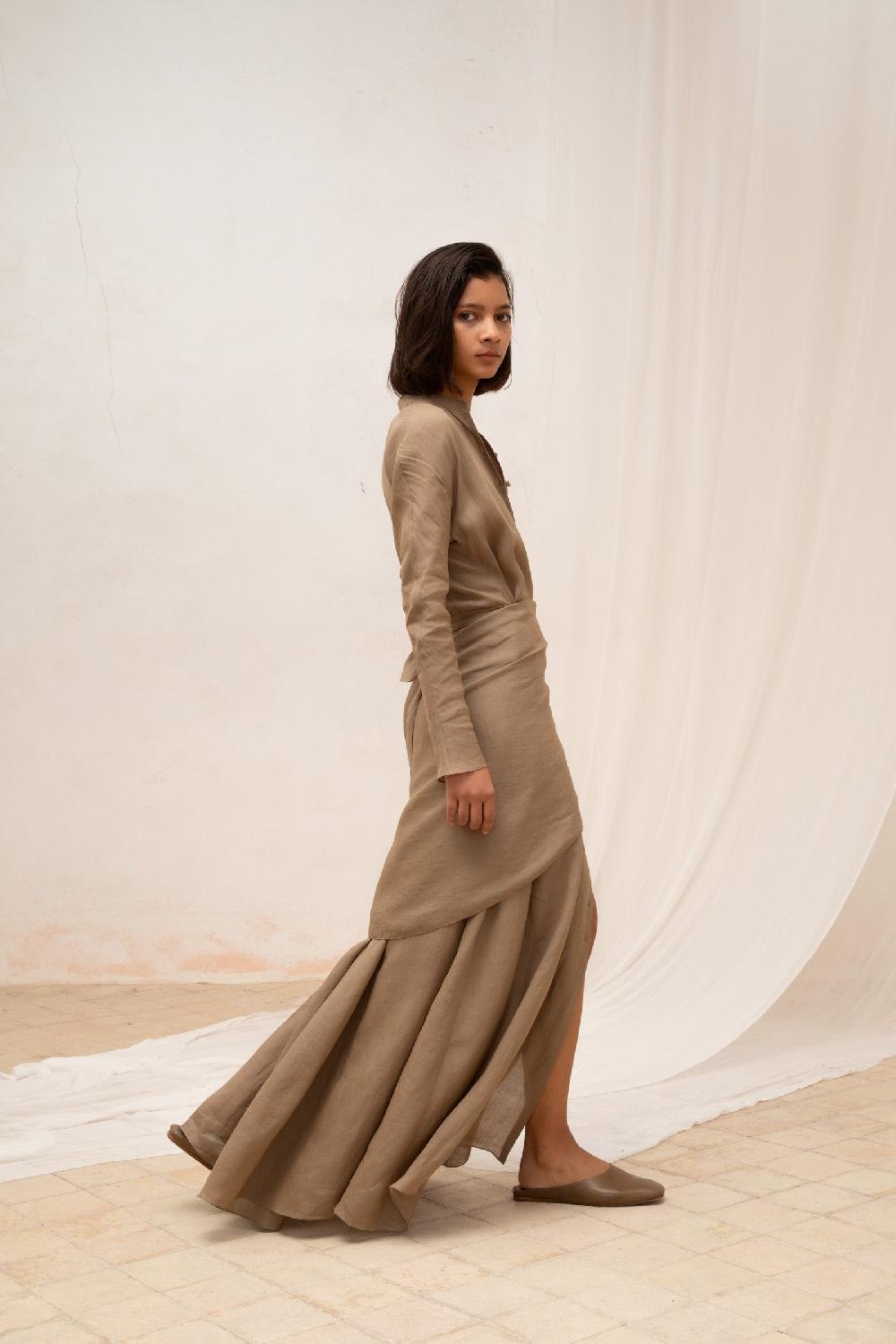 Cortana Julianne Vestido En Ramio Vison