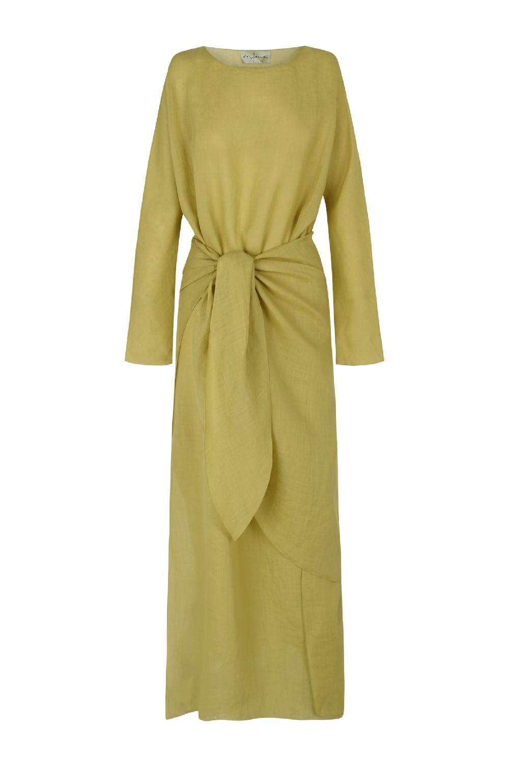 Cortana June vestido en ramio camomila