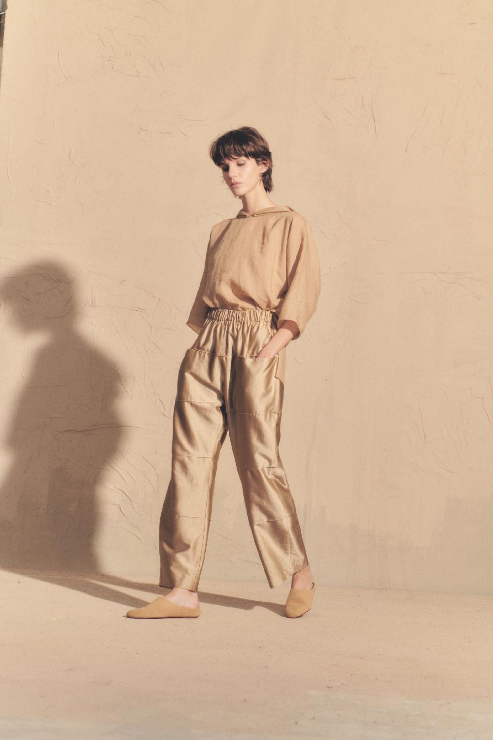 Cortana Juno Top En Ramio Rosa