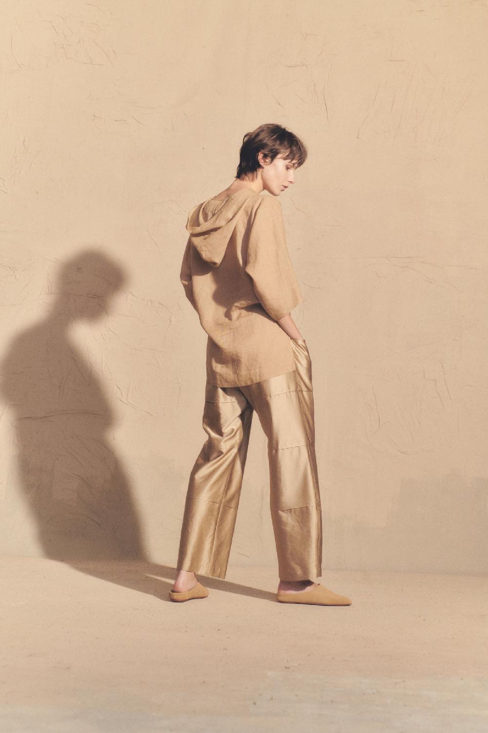 Cortana Juno Top En Ramio Rosa