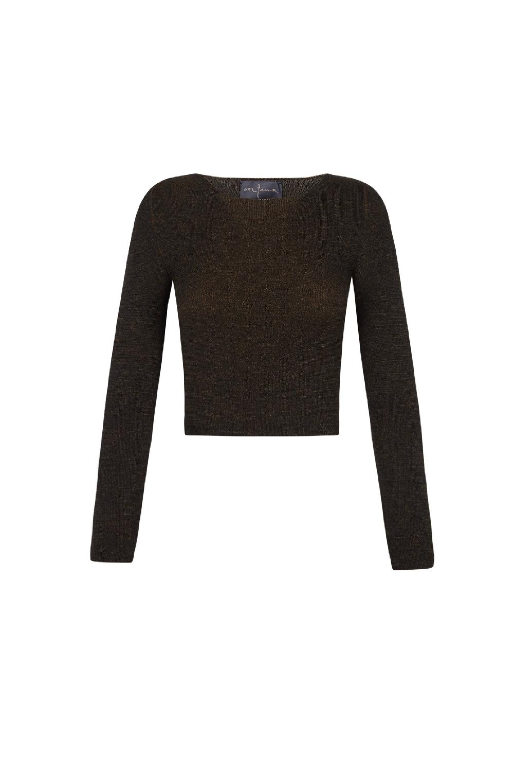 Cortana Kai jersey de cachemir marrón melange