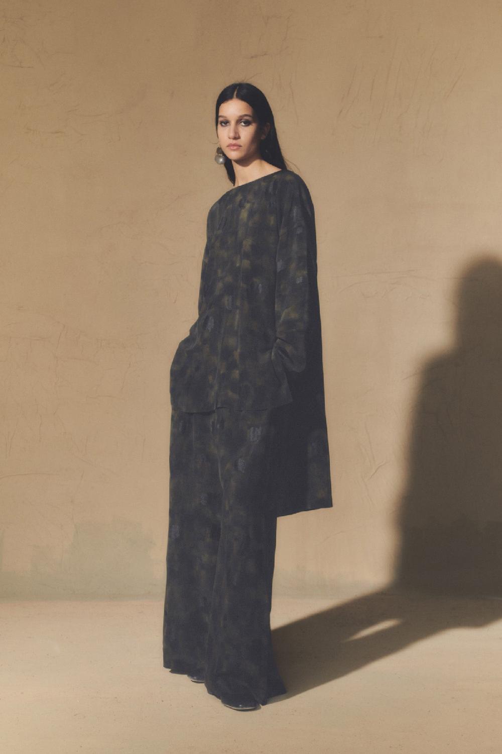 Cortana Karlie Top En Seda Klimt Print