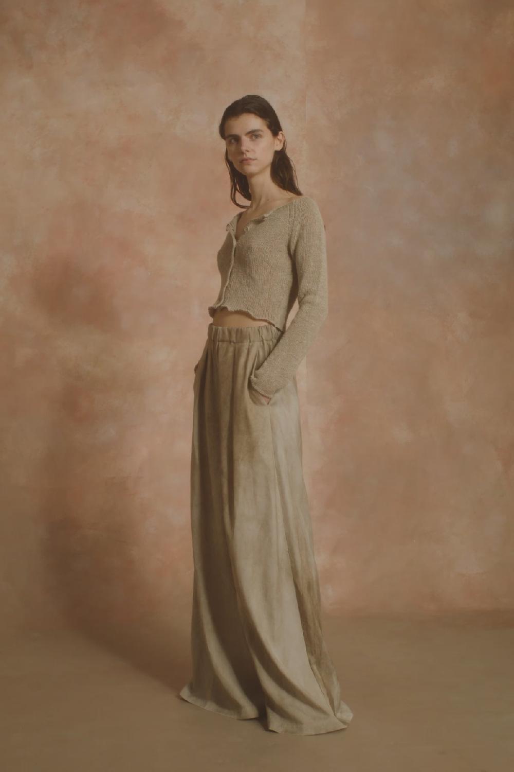 Cortana Lierre Cardigan De Punto Oliva Claro