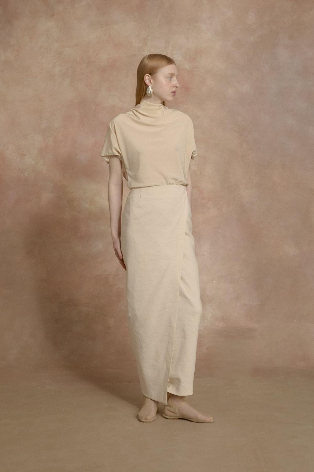 Cortana Liv Blusa De Seda Stretch Grafito