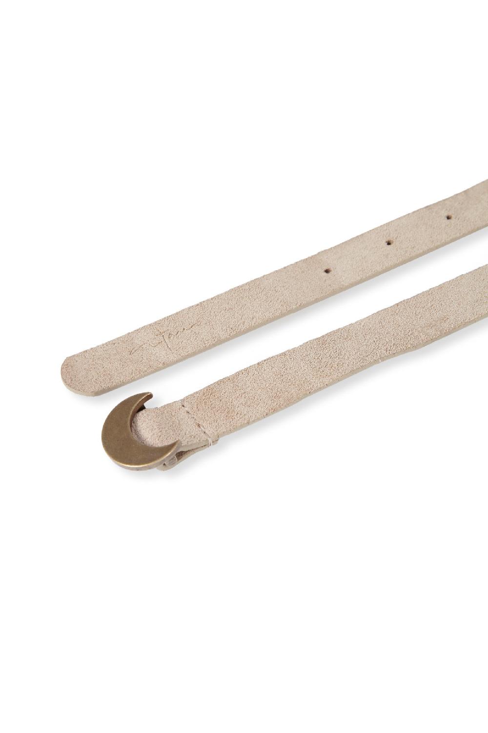 Cortana Luna Cinturón En Ante Beige