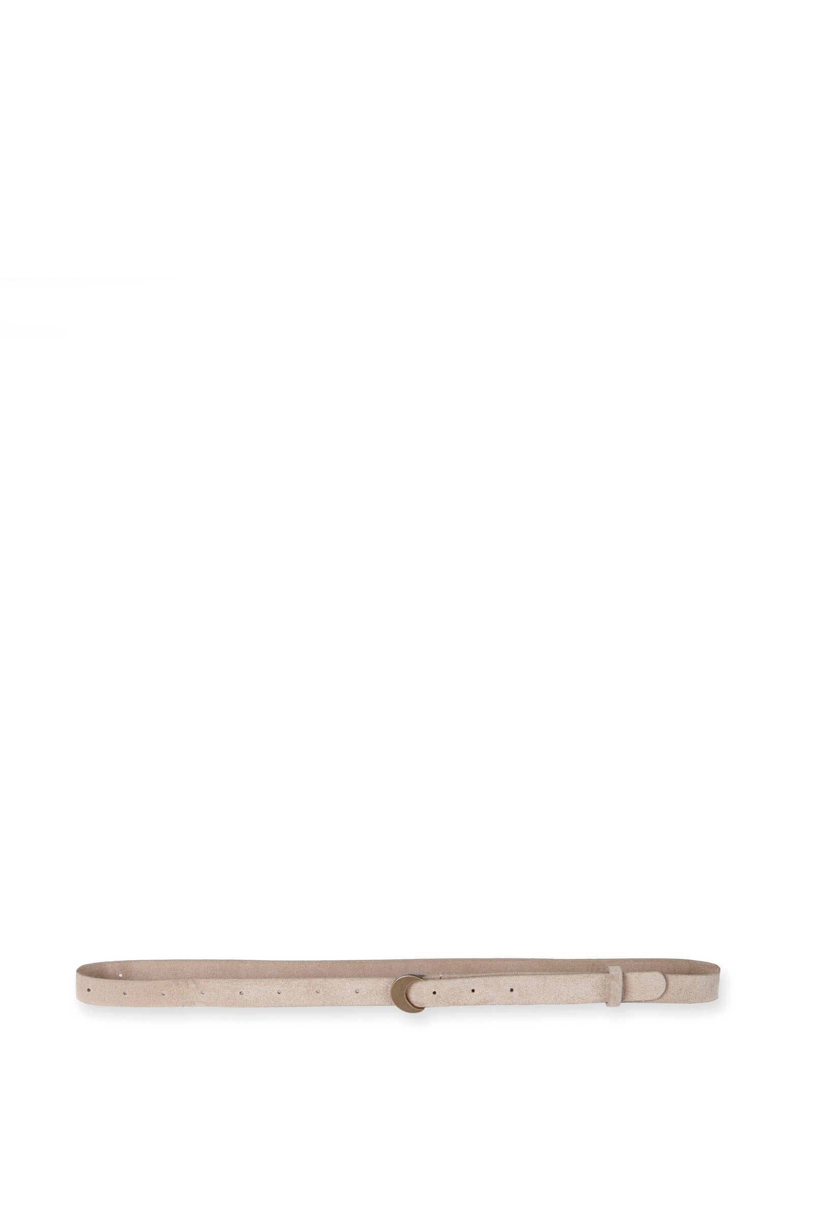Cortana Luna cinturón en ante beige