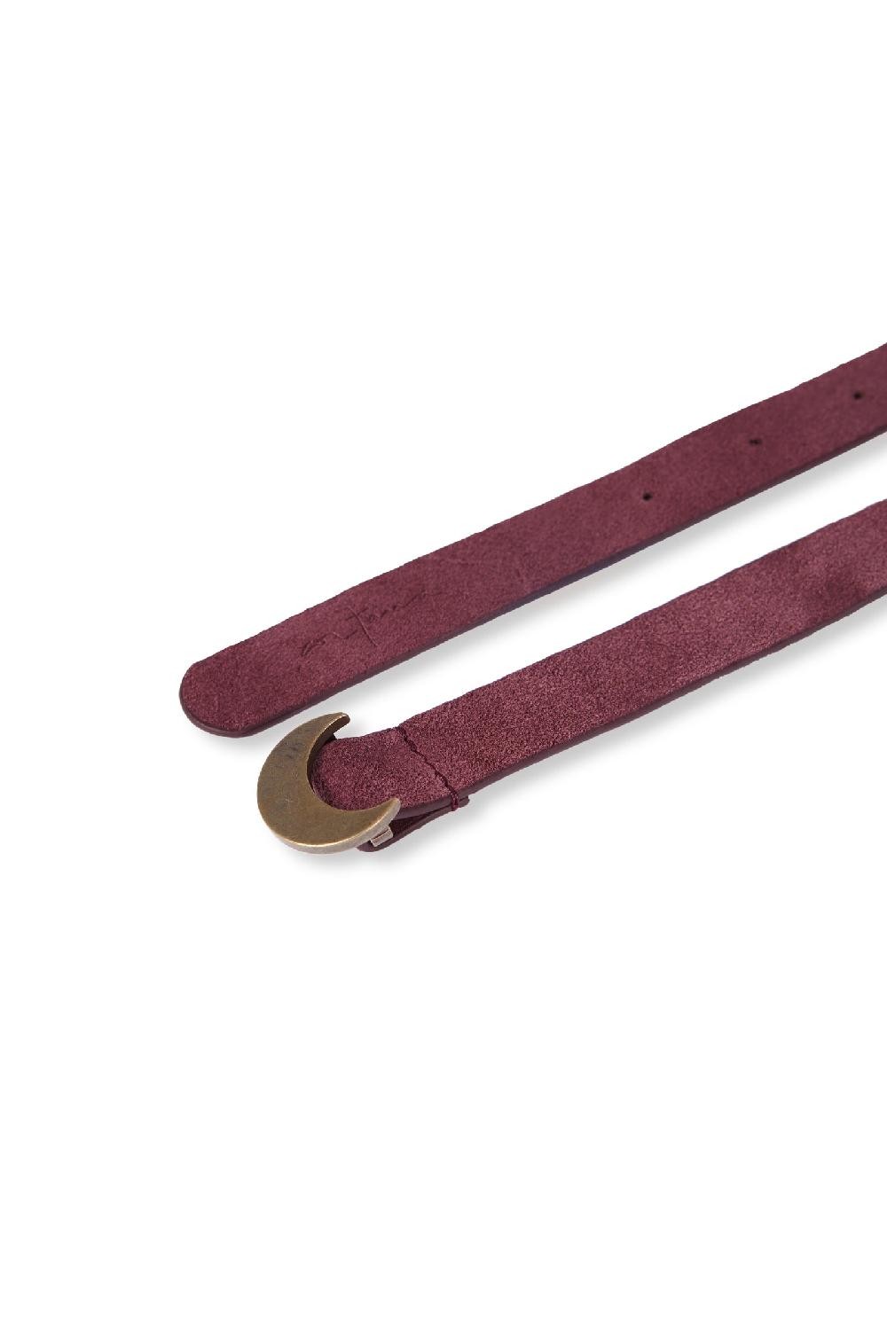 Cortana Luna cinturón en ante granate