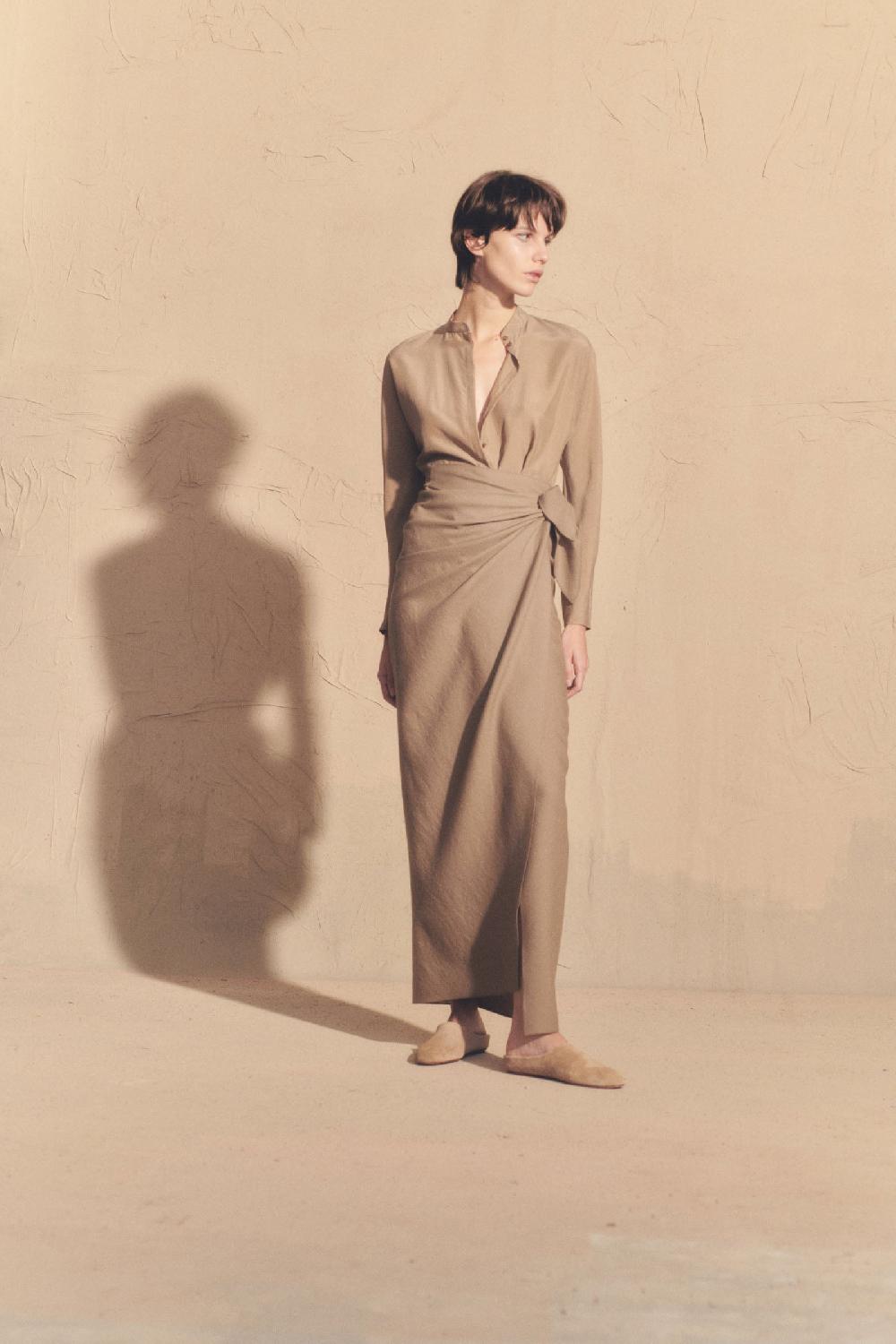 Cortana Macho Camisa En Seda Visón