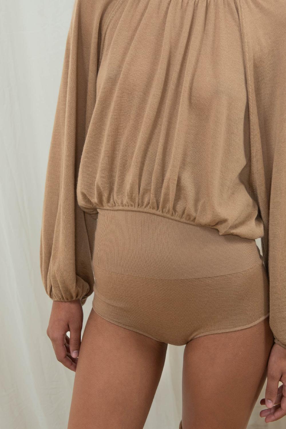 Cortana Maris Brief Alto En Cachemir Cocoa