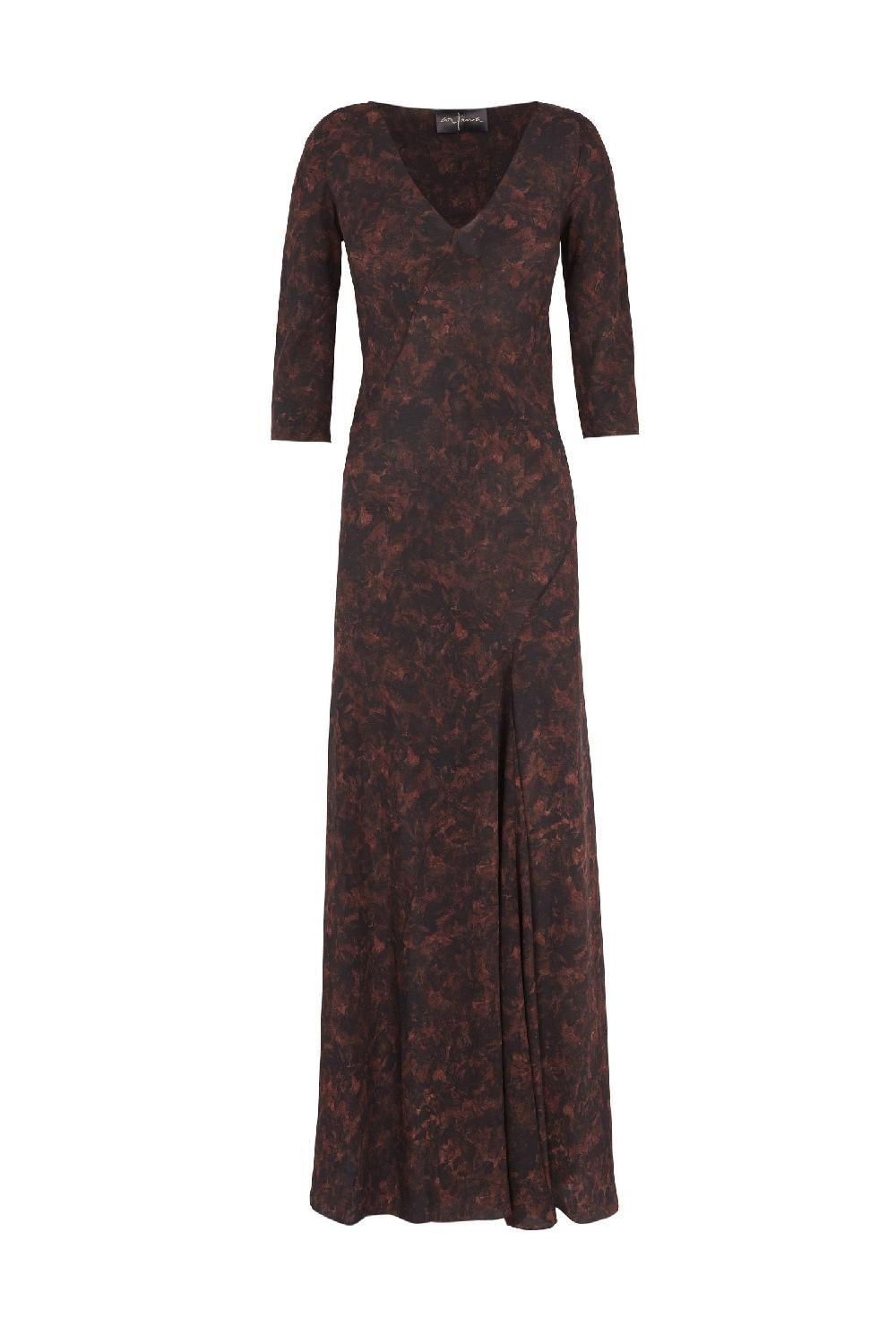 Cortana Mathilda Vestido De Seda Mata Print