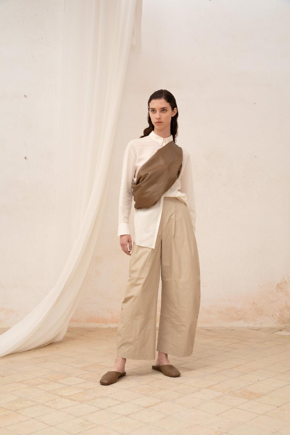 Cortana Matias Camisa En Algodon Crudo