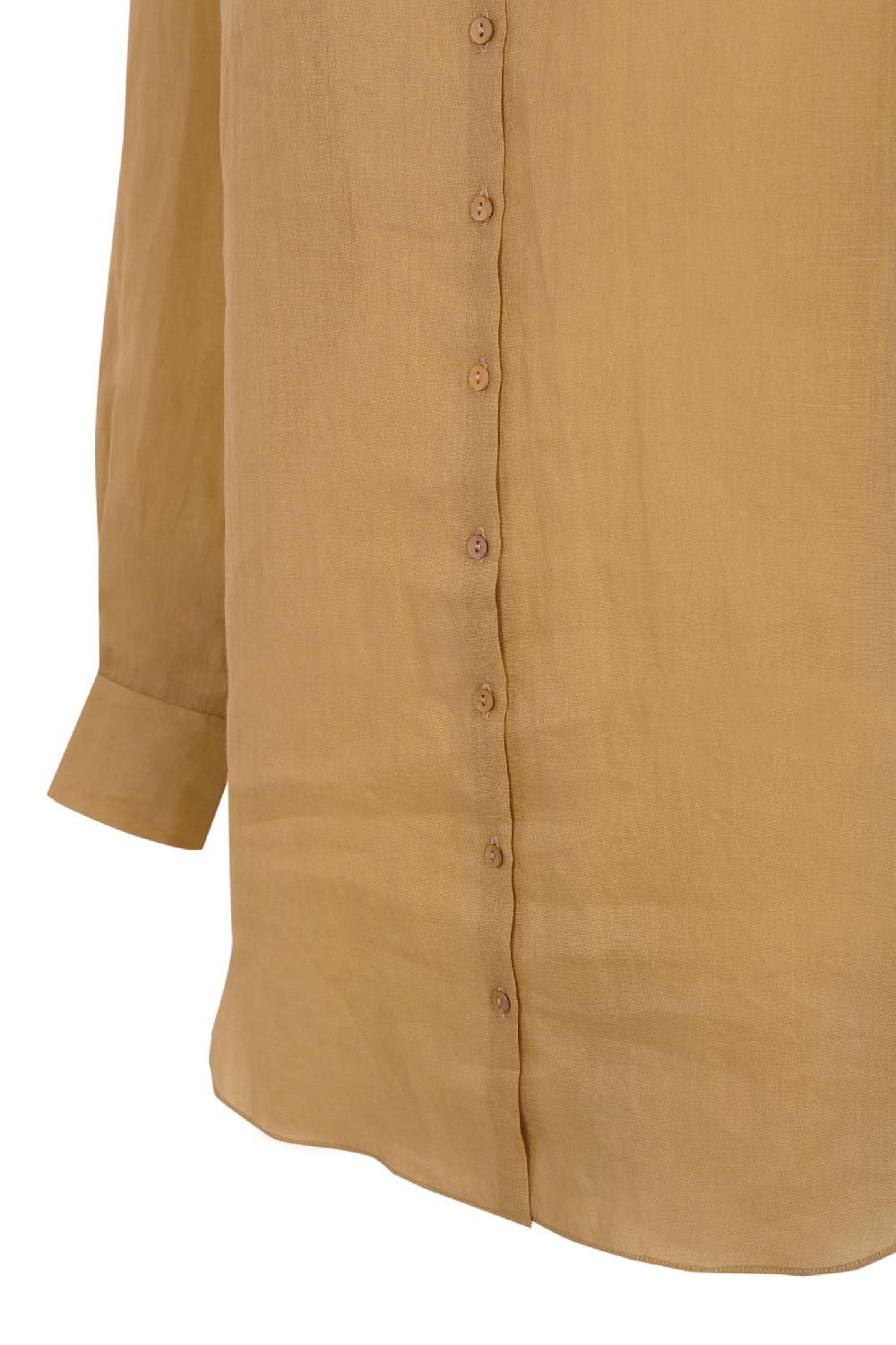 Cortana Matz Camisa En Ramio Melocotón