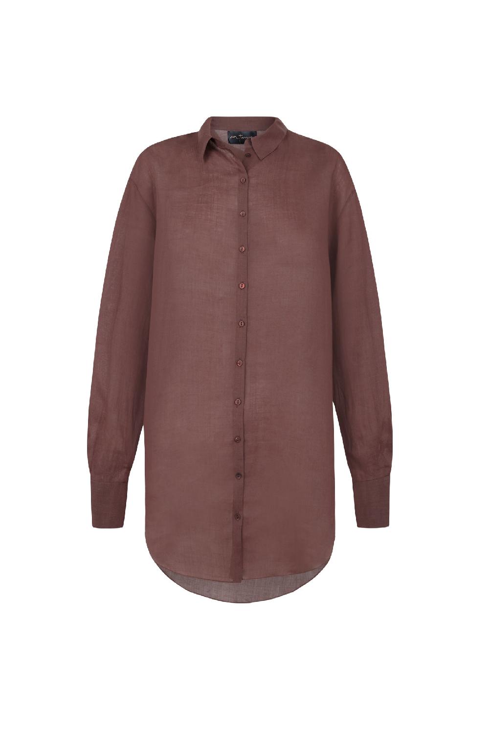 Cortana Matz camisa en ramio rosewood