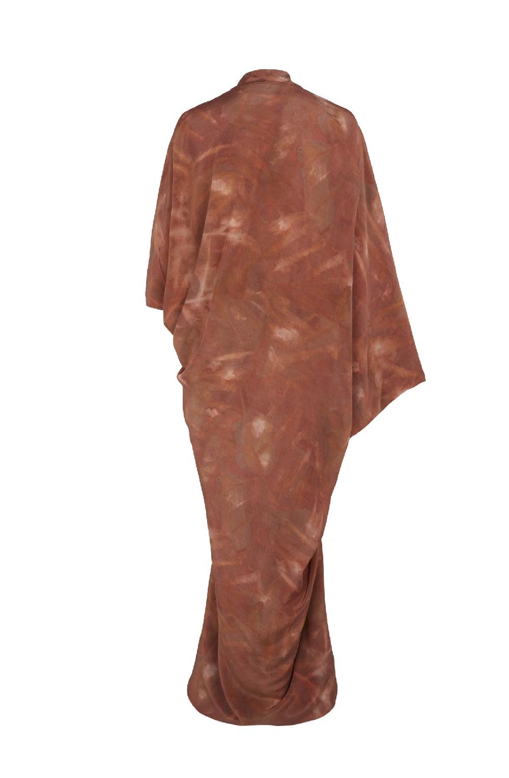 Cortana Mayu Vestido En Seda Lyzeth Print