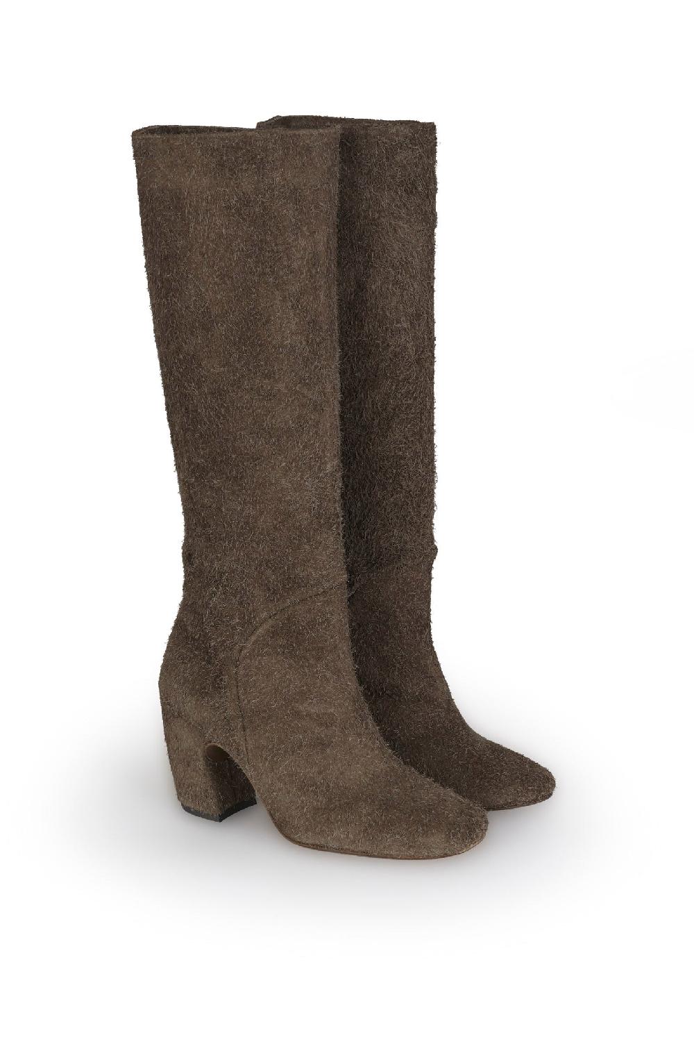 Cortana Milla Bota Alta En Ante Cepillado Grafito