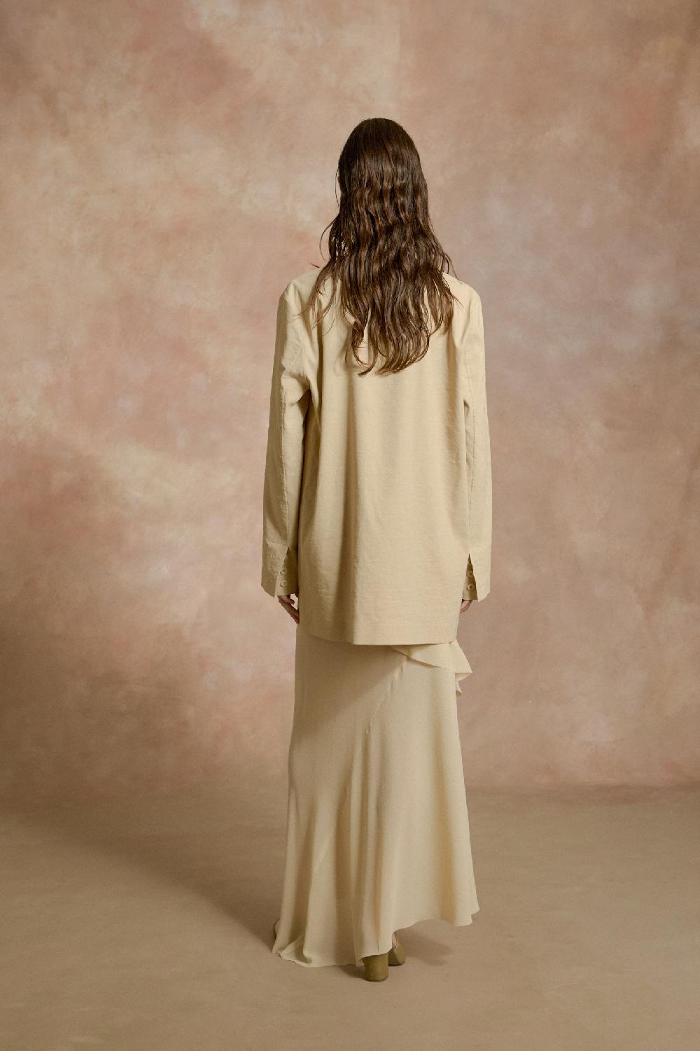 Cortana Mite Chaqueta Oversize Beige