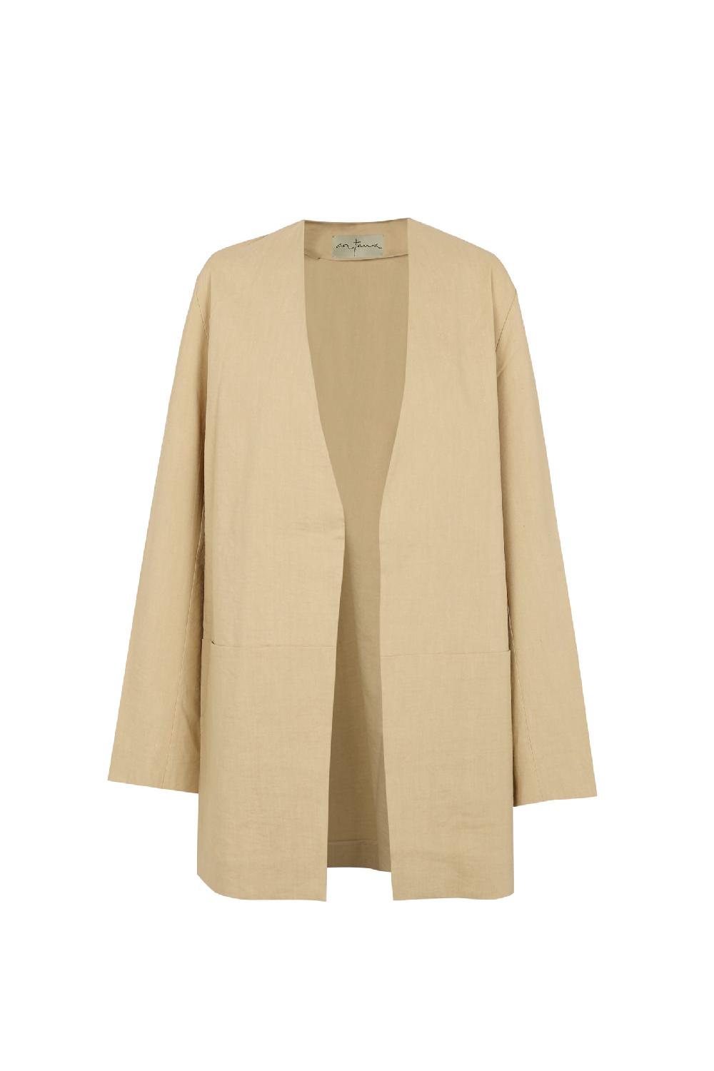 Cortana Mite chaqueta oversize beige