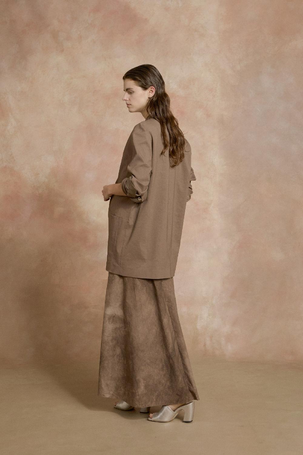 Cortana Mite Chaqueta Oversize Cacao