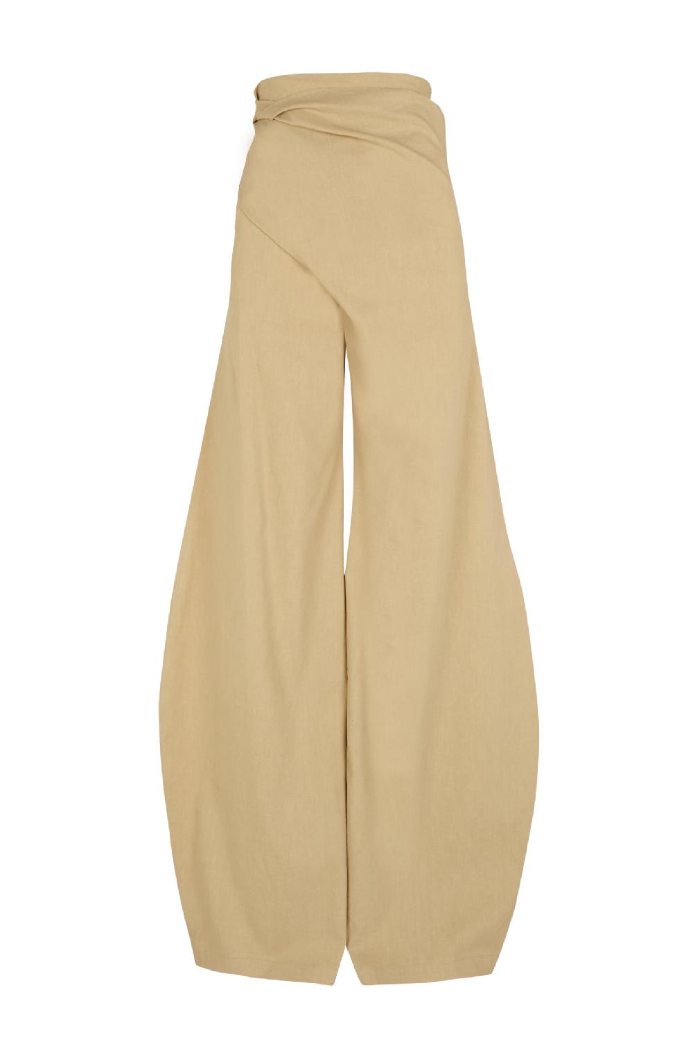 Cortana Mite pantalon envolvente beige