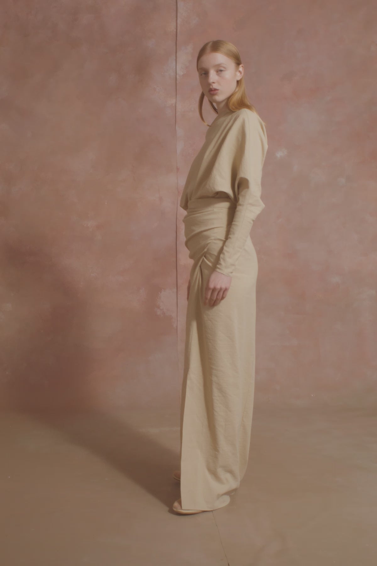 Cortana Mite Vestido Largo Beige