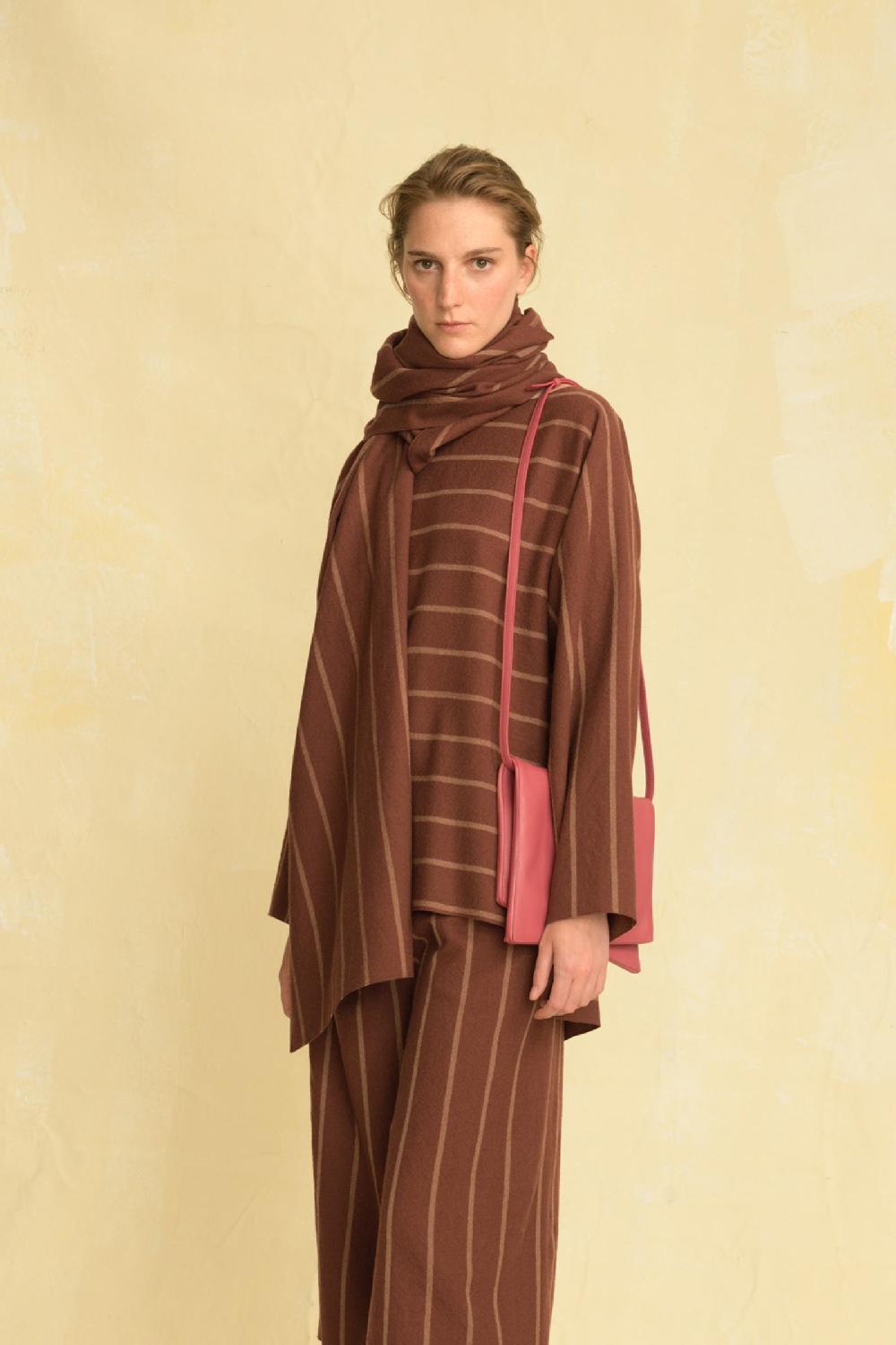 Cortana Modular Bolso En Cuero Fresa