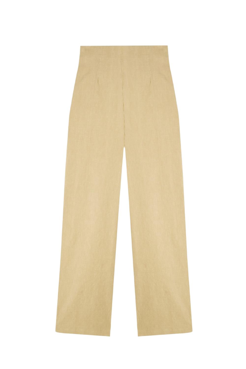 Cortana Mota Pantalon Recto Beige