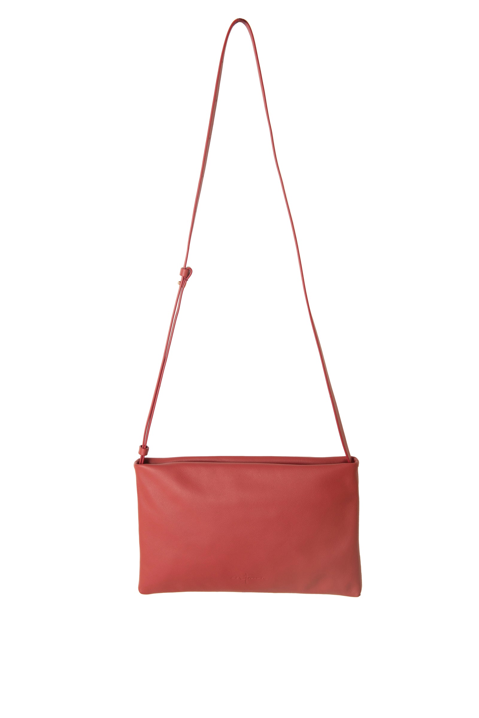 Cortana Myla Bolso Bandolera En Cuero Rojo