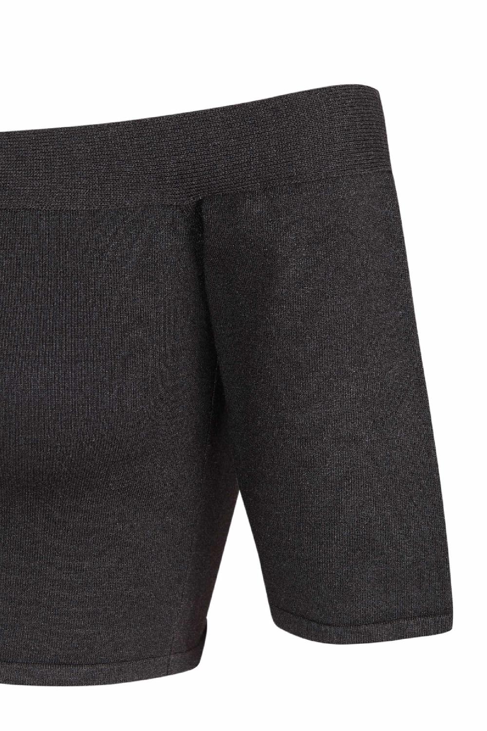 Cortana Naim Crop Top De Punto Arándano