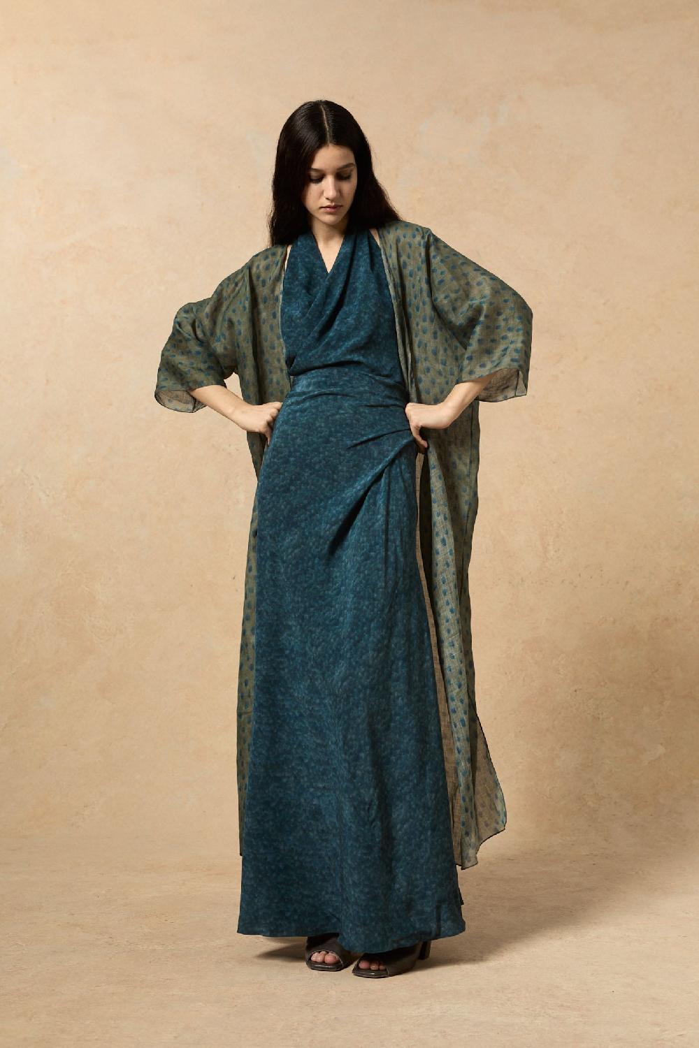 Cortana Nina Chaqueta Larga En Ramio Ciro Print