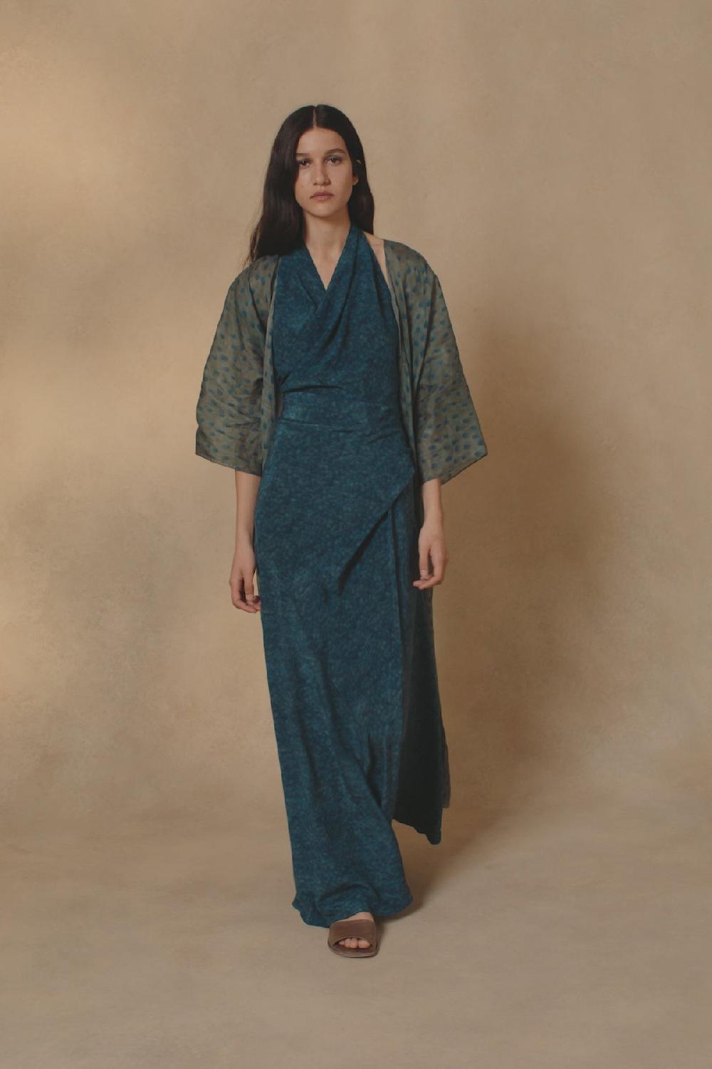 Cortana Nina Chaqueta Larga En Ramio Ciro Print