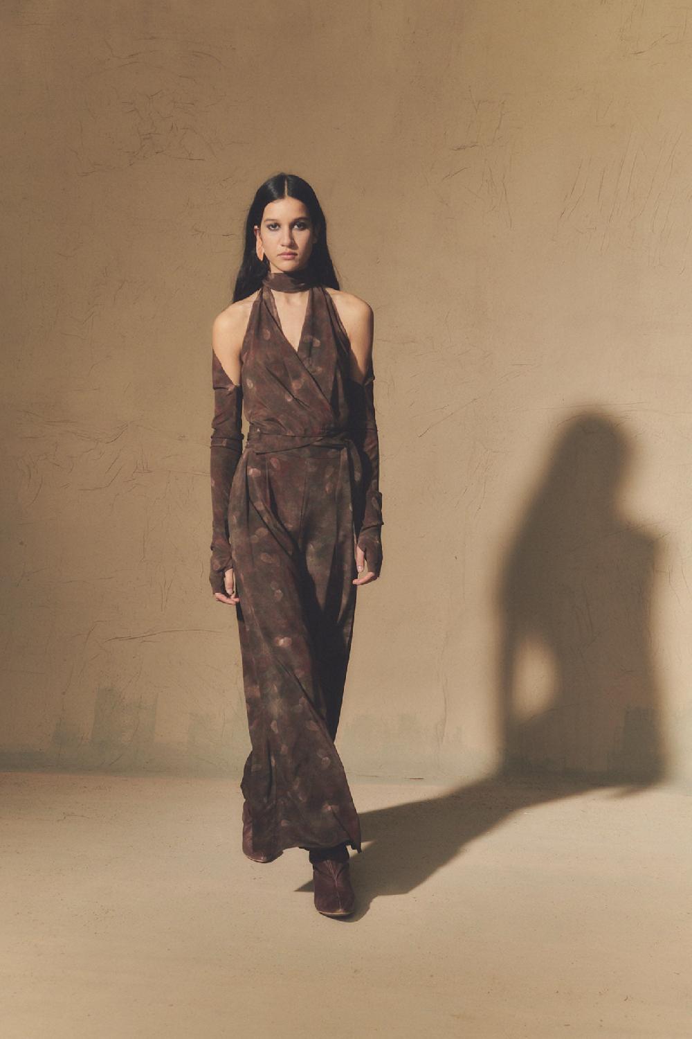 Cortana Nolita Mitones En Seda Aran Print