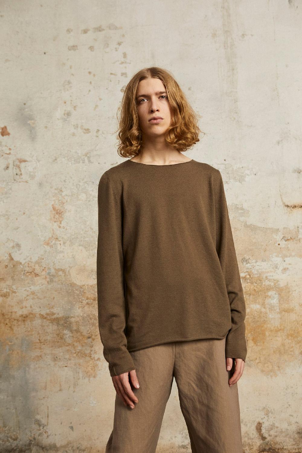 Cortana Ojala Jersey De Lana Y Cachemir Gris