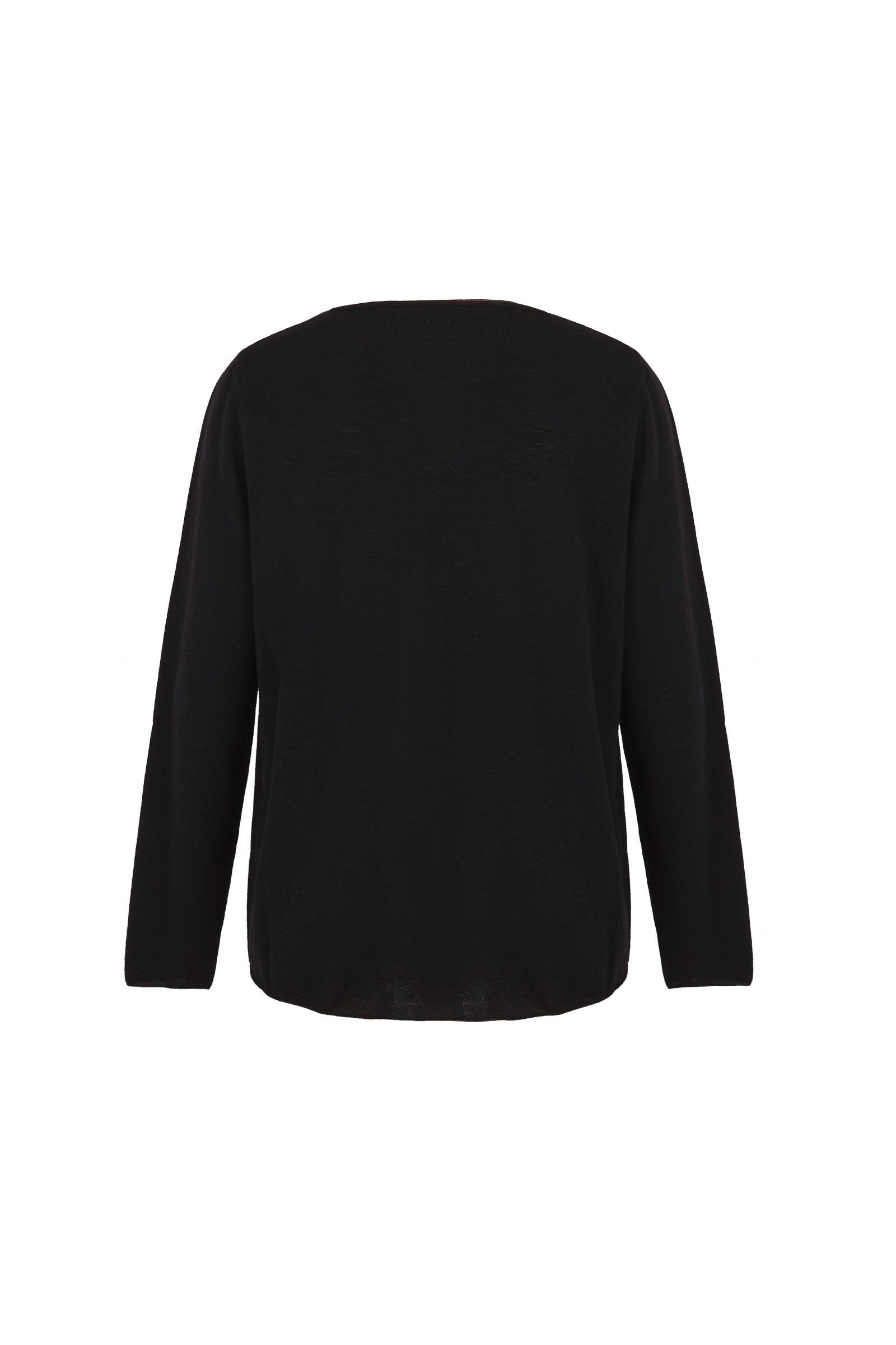 Cortana Ojala Jersey De Lana Y Cachemir Negro